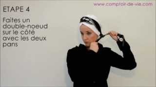 Comment accessoiriser un bonnet avec un foulard carré [upl. by Lairbag]