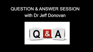 Question and Answer Session on Hair Loss  Dr Jeff Donovan [upl. by Lleinad]