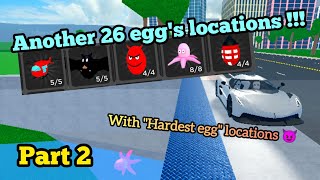 Roblox Car Dealership Tycoon  Part 2 eggs locations for 2024 Easter egg hunt [upl. by Darwen]