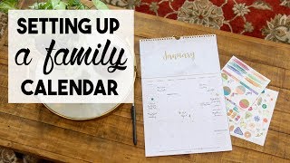 How to Set Up a Family Calendar [upl. by Karilynn]