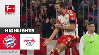 LastMinute Hero Harry Kane  FC Bayern München  RB Leipzig 21  Highlights  MD 23 – Bundesliga [upl. by Macdonald]