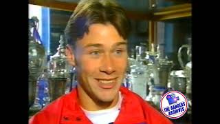 1993 Duncan Ferguson interview after signing for Rangers [upl. by Loutitia]