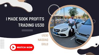 I MADE 500K PROFITS TRADING US30  US30NASDAQ AND GOLD UPDATE NPF THOUGHTS [upl. by Atinihs300]