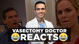 Vasectomy Doctor REACTS to The Office Clip  Snip Snap Snip Snap [upl. by Jenne]