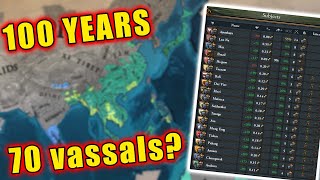 Creating a MASSIVE Vassal Swarm  EU4 100 Million MAX Forcelimit Run [upl. by Ecirtahs766]