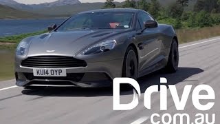 Aston Martin Vanquish First Drive Video Review  Drivecomau [upl. by Berky]