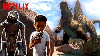 Dinosaur Hostage Mission 🤖 Jurassic World Camp Cretaceous  Netflix After School [upl. by Tayyebeb]