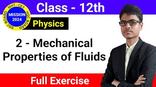 2  Mechanical Properties of Fluids  Full Exercise in One Shot [upl. by Labina]