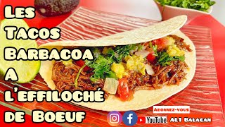 Les tacos Barbacoa à l’éffiloché de Boeuf [upl. by Marco]