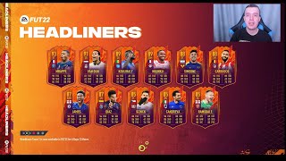 HEADLINERS  ПЕРВАЯ КОМАНДА ОБНОВЛЯЕМЫХ ЗВЁЗД FIFA 22 ULTIMATE TEAM [upl. by Eilhsa]