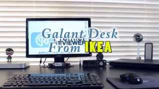 Galant Desk From IKEA  Build [upl. by Mendelson376]