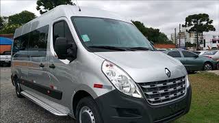 Renault Master Executiva Evolution modelo 2019  VANS ZERO KM USADAS E SEMINOVAS – MULTIVANS [upl. by Kerad]