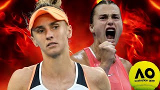 Lesia Tsurenko vs Aryna Sabalenka  Australian Open 2024 [upl. by Cirek]