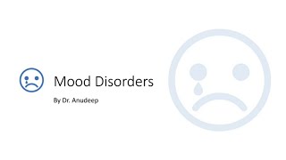 Mood Disorders  Unipolar Disorders in Hindi [upl. by Aicenod]