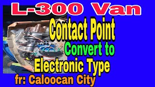 Mitsubishi L300 Van contact Point Convert to Electronic type 3 way Settings [upl. by Odnomar]