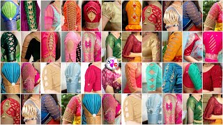 👌Blouse back neck designs and sleeves design blouse design back sidebaju ke designblouse design💕 [upl. by Rusel]