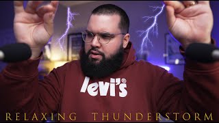 ASMR Gentle Tapping During Thunderstorm NO TALKING RAIN SOUNDS [upl. by Paza]