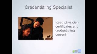 Credentialing Specialist Role amp Responsibilities [upl. by Audris]