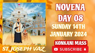 Novena Day 8  St Joseph Vaz Sancoale  Konkani Mass  14th January 2024  tfrcctv [upl. by Maryly619]