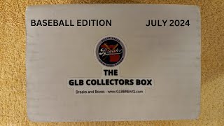 GLB Collectors Box July 2024  Baseball Subscription Box  Great Value 💲 [upl. by Feliks613]