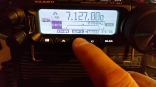 Yaesu FT891 on the 40 meter band [upl. by Jonna88]