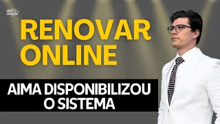 RENOVAÇÃO ONLINE DISPONIBILIZADA PELA AIMA Ep 1253 [upl. by Singband]