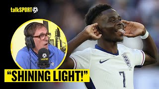 Tony Cascarino PRAISES Bukayo Saka For SAVING England Against Switzerland At Euro 2024 🙌🔥 [upl. by Yv]