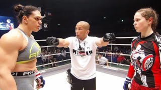 Gabi Garcia Brazil vs Anna Malyukova Russia  MMA fight HD [upl. by Ennirroc]