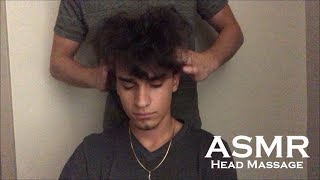 ASMR 3rd Person Head Massage No Talking [upl. by Lisbeth]