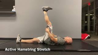 Active Hamstring Stretch [upl. by Auqinot]