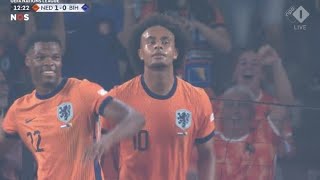 Joshua Zirkzee Goal Netherlands vs Bosnia amp Herzegovina 41 Goals and Extended Highlights [upl. by Verner334]