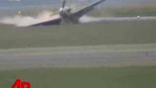 Raw Video Crash Landing at German Air Show [upl. by Pompea477]