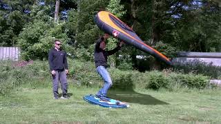 Wing Foiling Learning The Basics with ANDY KING [upl. by Nigam]