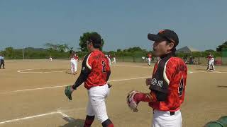 第21回全日本一般男子ソフトボール大会香川県予選 決勝VS松崎シャークス① [upl. by Cavan]