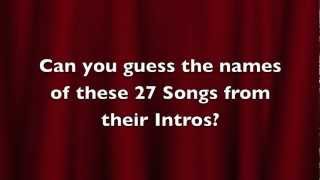 Christmas Songs  Introductions Quiz [upl. by Dilly944]