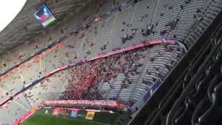 FC Bayern München  VFL Wolfsburg 21 Südkurve  Immer vorwärts FCB  Warm Up [upl. by Sivatnod652]