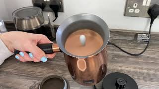 How to Use a Hotel Chocolat Velvetiser Hot Chocolate Maker Machine  Quick and Easy First Use Video [upl. by Triny]