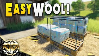 EASY WOOL  SHEEP WOOL PALLETS FOR QUICK CASH  Farming Simulator 19 Gameplay  Mod Showcase [upl. by Winstonn437]