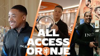 WKvoorbereiding wedstrijden tegen 🇩🇰 en 🇩🇪 Mediadag amp meer…  🎥 ALL ACCESS ORANJE 🔶 [upl. by Homere666]