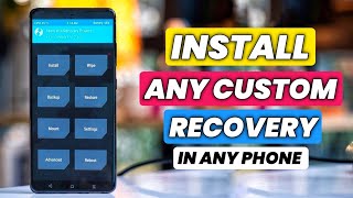 How To Install Any Custom Recovery In Any Android Phone  Install Pitch Black Recovery In 2024 [upl. by Tankoos200]