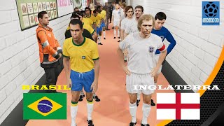 Inglaterra vs Brasil  1970 FIFA World Cup  Fase de Grupos [upl. by Koenig559]