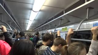 Ride on the subway in Minsk Belarus Минск Беларусь [upl. by Anitsua]