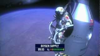 Felix Baumgartner Space Jump World Record 2012 Full HD 1080p FULL [upl. by Castle216]