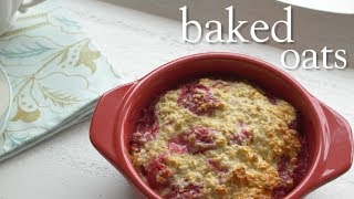 Slimming World baked oats recipe  8 Syns deduct 7 Syns if using porridge oats as a Healthy Extra [upl. by Shriver]