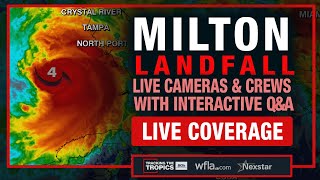 MILTON DAMAGE COVERAGE Hurricane Slams Florida Millions in Power Outage  Live QampA  Camera Feeds [upl. by Fontes]