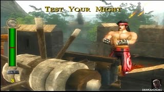 Mortal Kombat Shaolin Monks  PS2  Defending the Academy Shang Tsung as quotRaidenquot  03 [upl. by Ayotol]