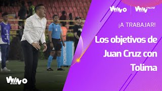 quotQueremos que Tolima vuelva a ser protagonista del campeonatoquot Juan Cruz Real [upl. by Erica]