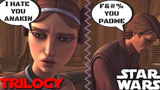 What if Padme DIVORCED Anakin Trilogy  What if Star Wars [upl. by Arenat681]