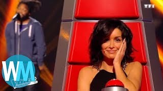 Top10 des MEILLEURS AUDITIONS de The VOICE FRANCE [upl. by Mendy]