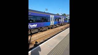 CANCELLED AT HUNTLY Scotrail Class 170450 passing Broughty Ferry on 1A69 to Inverness [upl. by Stalk]